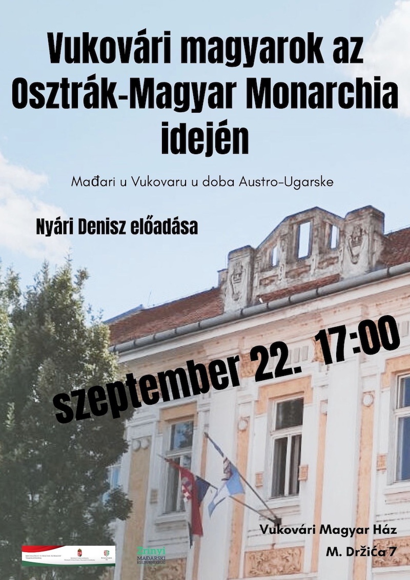 Vukovári magyarok az Osztrák-Magyar Monarchia idején
